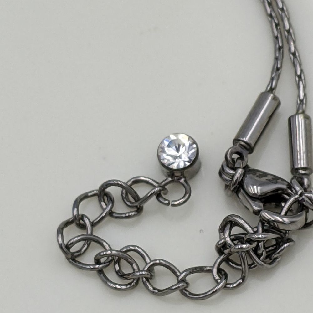 Butler Sterling Silver Faux Pearl Swing Necklace - Picture 7 of 9